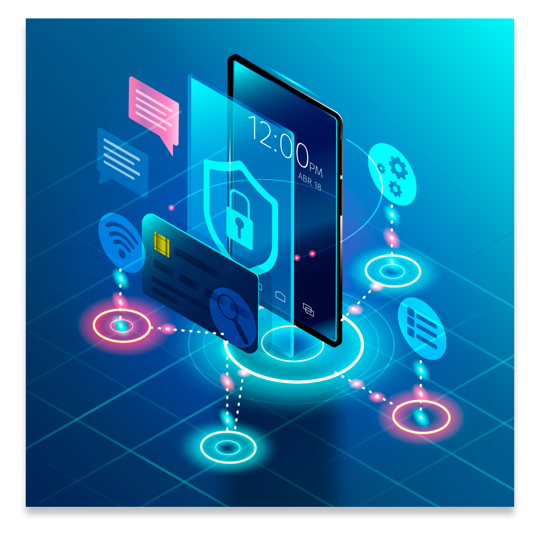 Cybersecurity Illustration